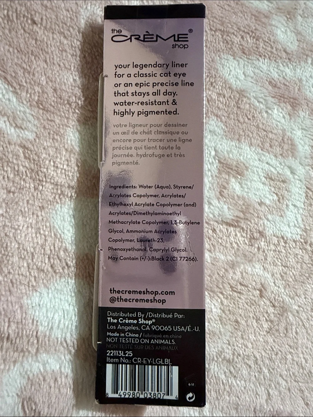 The Crème Shop Iconic Inky Waterproof Felt-Tip Eyeliner - Black